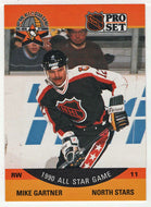 Mike Gartner - Minnesota North Stars - All Star Game (NHL Hockey Card) 1990-91 Pro Set # 351 Mint