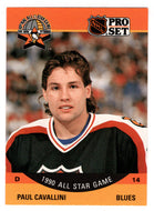 Paul Cavallini - St. Louis Blues - All Star Game (NHL Hockey Card) 1990-91 Pro Set # 353 Mint