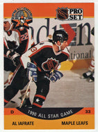 Al Iafrate - Toronto Maple Leafs - All Star Game (NHL Hockey Card) 1990-91 Pro Set # 354 Mint