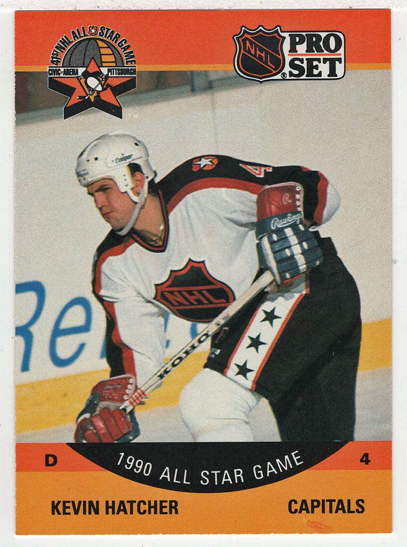 Kevin Hatcher - Washington Capitals - All Star Game (NHL Hockey Card) 1990-91 Pro Set # 376 Mint