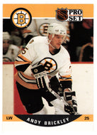 Andy Brickley - Boston Bruins (NHL Hockey Card) 1990-91 Pro Set # 406 Mint