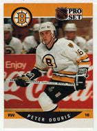 Peter Douris RC - Boston Bruins (NHL Hockey Card) 1990-91 Pro Set # 407 Mint