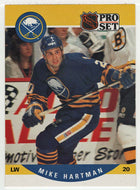 Mike Hartman RC - Buffalo Sabres (NHL Hockey Card) 1990-91 Pro Set # 414 Mint