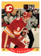 Ric Nattress - Calgary Flames (NHL Hockey Card) 1990-91 Pro Set # 426 Mint
