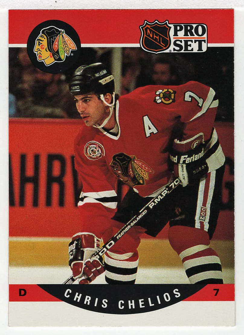 Chris Chelios Chicago Blackhawks Classic NHL Action Poster (1990) -  Starline Inc.