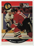 Michel Goulet - Chicago Blackhawks (NHL Hockey Card) 1990-91 Pro Set # 430 Mint
