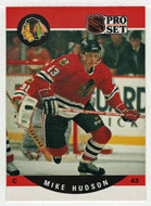 Mike Hudson RC - Chicago Blackhawks (NHL Hockey Card) 1990-91 Pro Set # 431 Mint