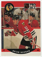 Brian Noonan - Chicago Blackhawks (NHL Hockey Card) 1990-91 Pro Set # 433 Mint