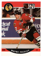 Wayne Presley - Chicago Blackhawks (NHL Hockey Card) 1990-91 Pro Set # 434 Mint