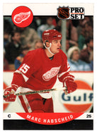 Marc Habscheid - Detroit Red Wings (NHL Hockey Card) 1990-91 Pro Set # 437 Mint