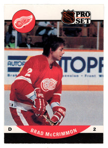 Brad McCrimmon - Detroit Red Wings (NHL Hockey Card) 1990-91 Pro Set # 438 Mint