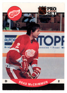 Brad McCrimmon - Detroit Red Wings (NHL Hockey Card) 1990-91 Pro Set # 438 Mint