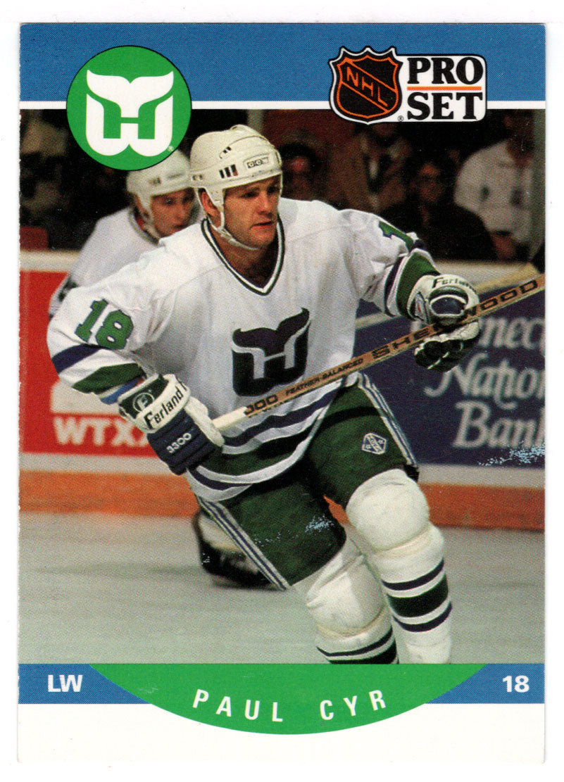 Paul Cyr - Hartford Whalers (NHL Hockey Card) 1990-91 Pro Set # 449 Mint