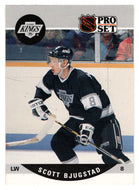 Scott Bjugstad - Los Angeles Kings (NHL Hockey Card) 1990-91 Pro Set # 455 Mint