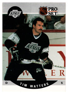 Tim Watters - Los Angeles Kings (NHL Hockey Card) 1990-91 Pro Set # 458 Mint