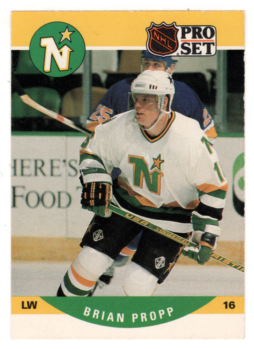 Brian Propp - Minnesota North Stars (NHL Hockey Card) 1990-91 Pro Set # 460 Mint