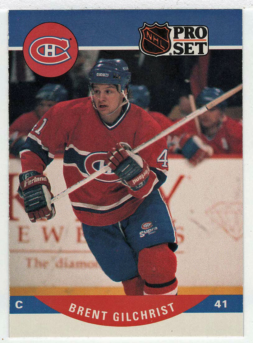 Brent Gilchrist RC - Montreal Canadiens (NHL Hockey Card) 1990-91 Pro Set # 471 Mint