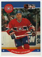 Sylvain Lefebvre RC - Montreal Canadiens (NHL Hockey Card) 1990-91 Pro Set # 472 Mint