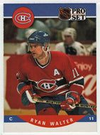 Ryan Walter - Montreal Canadiens (NHL Hockey Card) 1990-91 Pro Set # 475 Mint