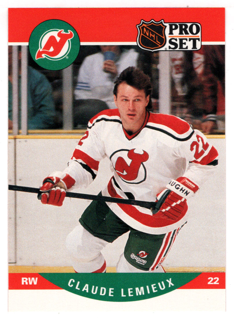 Claude Lemieux New Jersey Devils Hand Signed 1992-93 UD Hockey Card 16 -  All Sports Custom Framing