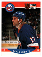 Craig Ludwig - New York Islanders (NHL Hockey Card) 1990-91 Pro Set # 484 Mint