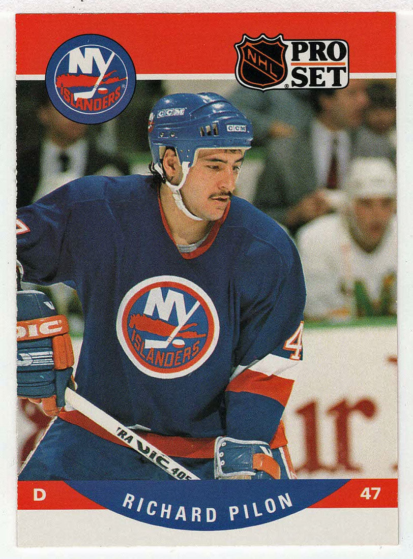 Rich Pilon RC - New York Islanders (NHL Hockey Card) 1990-91 Pro Set # 486 Mint