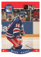 Mark Hardy - New York Rangers (NHL Hockey Card) 1990-91 Pro Set # 489 Mint
