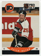 Keith Acton - Philadelphia Flyers (NHL Hockey Card) 1990-91 Pro Set # 497 Mint