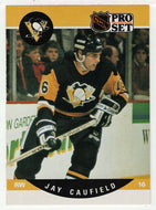 Jay Caufield RC - Pittsburgh Penguins (NHL Hockey Card) 1990-91 Pro Set # 504 Mint