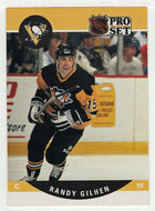 Randy Gilhen RC - Pittsburgh Penguins (NHL Hockey Card) 1990-91 Pro Set # 506 Mint