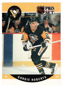 Gordie Roberts - Pittsburgh Penguins (NHL Hockey Card) 1990-91 Pro Set # 510 Mint