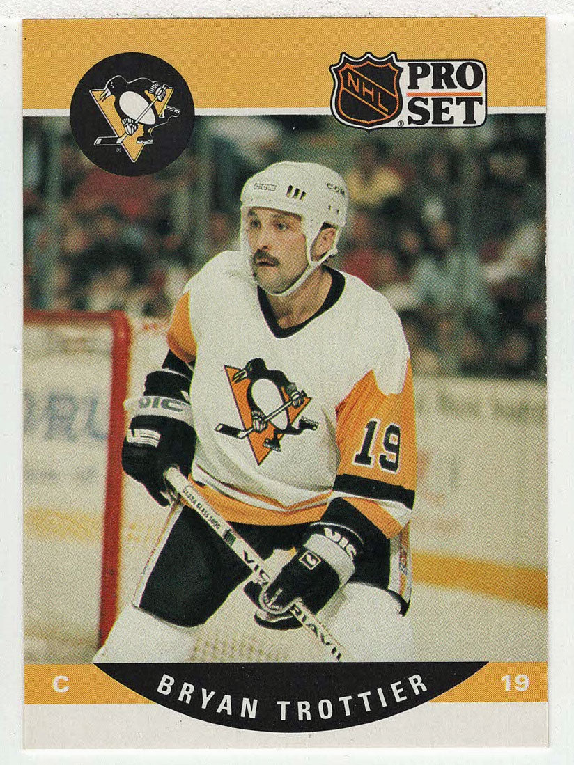 Bryan Trottier - Pittsburgh Penguins (NHL Hockey Card) 1990-91 Pro Set # 511 Mint