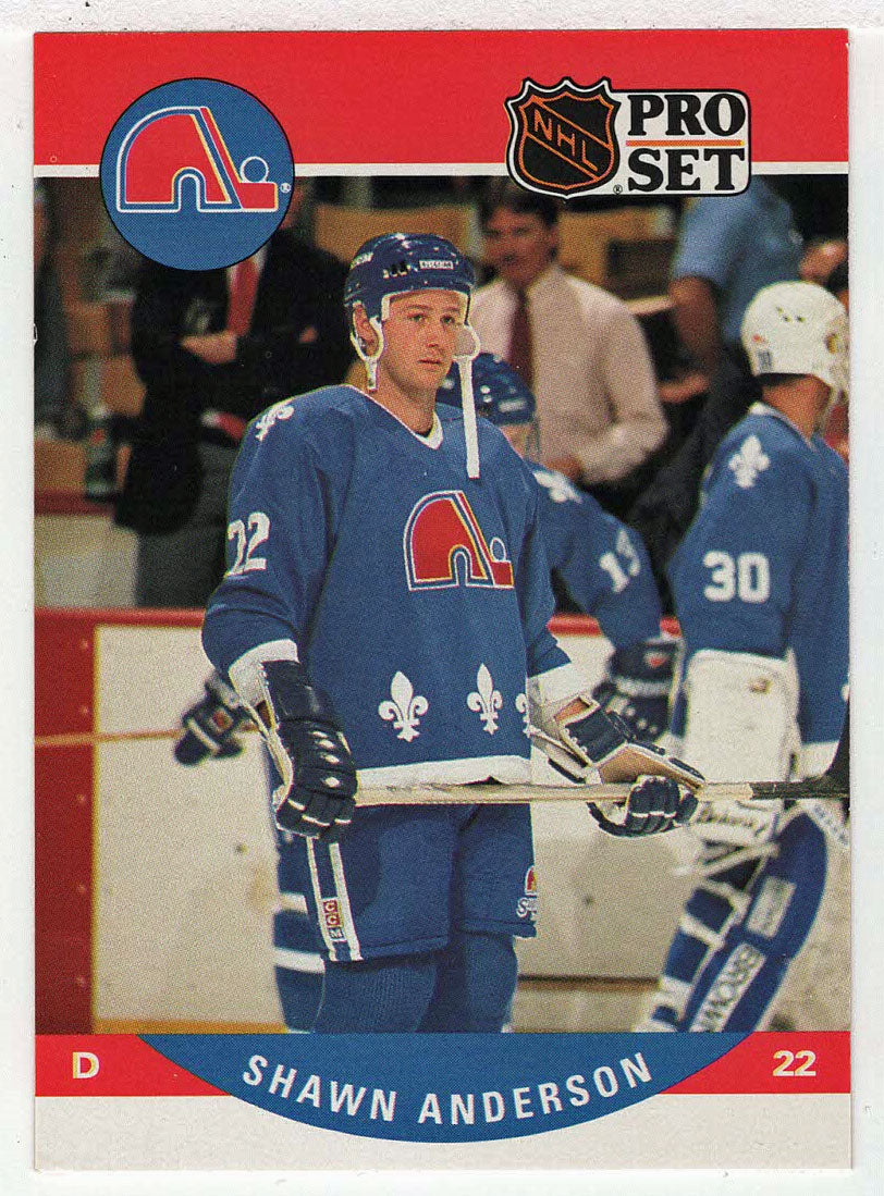 Shawn Anderson RC - Quebec Nordiques (NHL Hockey Card) 1990-91 Pro Set # 513 Mint