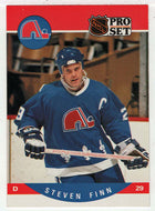 Steven Finn RC - Quebec Nordiques (NHL Hockey Card) 1990-91 Pro Set # 514 Mint