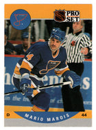 Mario Marois - St. Louis Blues (NHL Hockey Card) 1990-91 Pro Set # 524 Mint