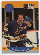 Harold Snepsts - St. Louis Blues (NHL Hockey Card) 1990-91 Pro Set # 527 Mint