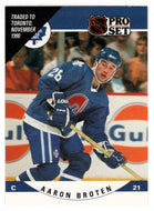 Aaron Broten - Toronto Maple Leafs (NHL Hockey Card) 1990-91 Pro Set # 530 Mint