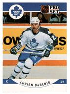 Lucien DeBlois - Toronto Maple Leafs (NHL Hockey Card) 1990-91 Pro Set # 531 Mint