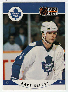 Dave Ellett - Toronto Maple Leafs (NHL Hockey Card) 1990-91 Pro Set # 532 Mint