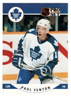 Paul Fenton - Toronto Maple Leafs (NHL Hockey Card) 1990-91 Pro Set # 533 A Mint