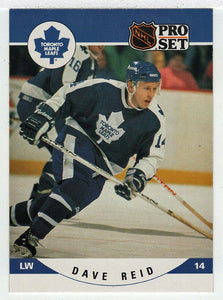 David Reid RC - Toronto Maple Leafs (NHL Hockey Card) 1990-91 Pro Set # 541 Mint