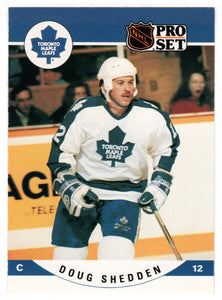 Doug Shedden - Toronto Maple Leafs (NHL Hockey Card) 1990-91 Pro Set # 542 Mint