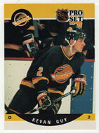 Kevan Guy RC - Vancouver Canucks (NHL Hockey Card) 1990-91 Pro Set # 545 Mint