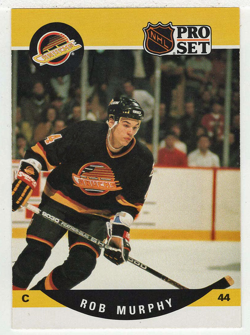 Rob Murphy RC - Vancouver Canucks (NHL Hockey Card) 1990-91 Pro Set # 546 Mint