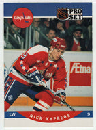 Nick Kypreos RC - Washington Capitals (NHL Hockey Card) 1990-91 Pro Set # 551 Mint