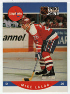 Mike Lalor RC - Washington Capitals (NHL Hockey Card) 1990-91 Pro Set # 552 Mint
