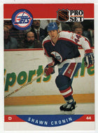 Shawn Cronin RC - Winnipeg Jets (NHL Hockey Card) 1990-91 Pro Set # 559 Mint