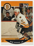 Ken Hodge Jr. RC - Boston Bruins (NHL Hockey Card) 1990-91 Pro Set # 587 Mint