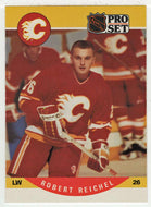 Robert Reichel RC - Calgary Flames (NHL Hockey Card) 1990-91 Pro Set # 595 Mint