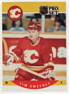 Tim Sweeney RC - Calgary Flames (NHL Hockey Card) 1990-91 Pro Set # 597 Mint